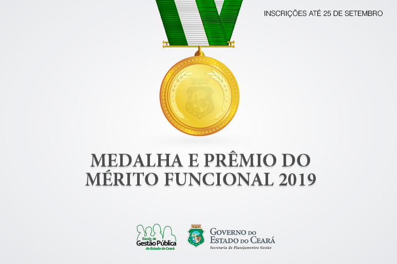 Abertas inscrições para servidores concorrerem à Medalha e Prêmio do Mérito Funcional 2019