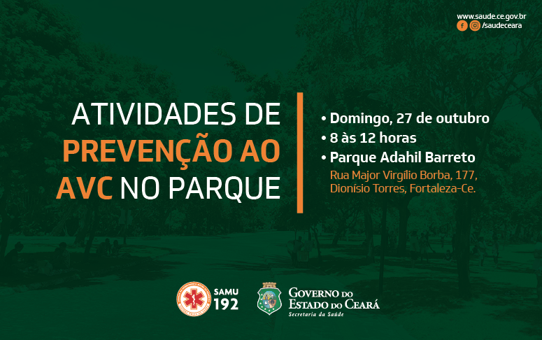 Ação no parque orienta população sobre prevenção