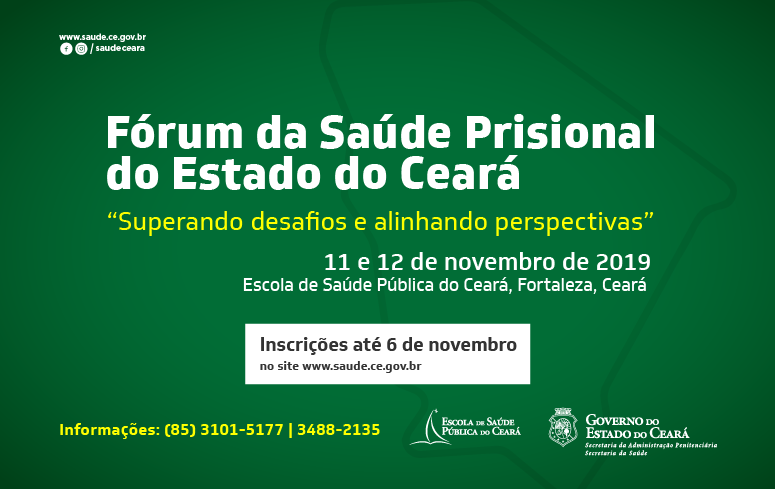 Fórum da Saúde Prisional está com inscrições abertas