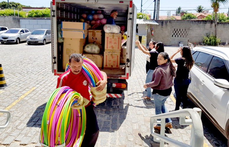 Olimpíada arrecada mais de duas toneladas de alimentos