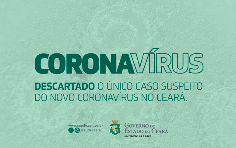 Ceará descarta caso suspeito do novo coronavírus