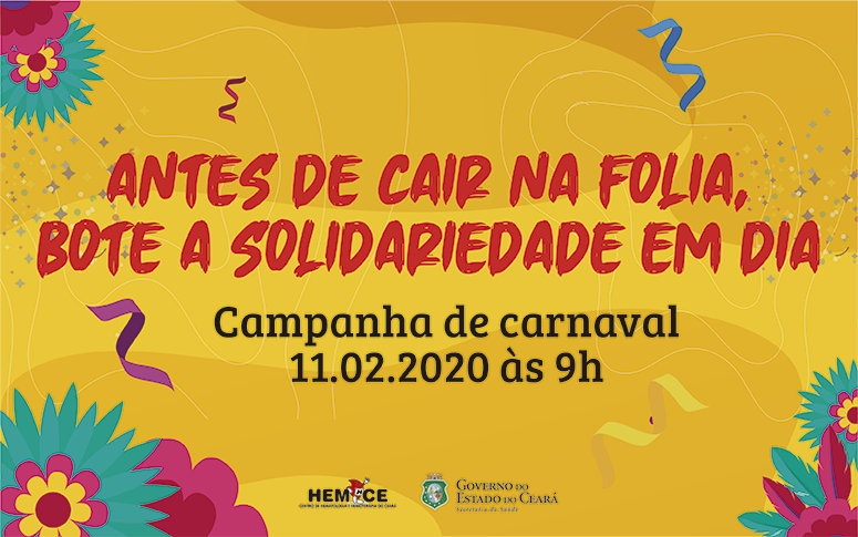 Lançamento da campanha de carnaval acontece nesta terça-feira, 11