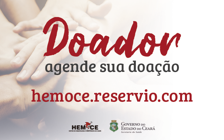 Hemoce recebe doadores com hora marcada