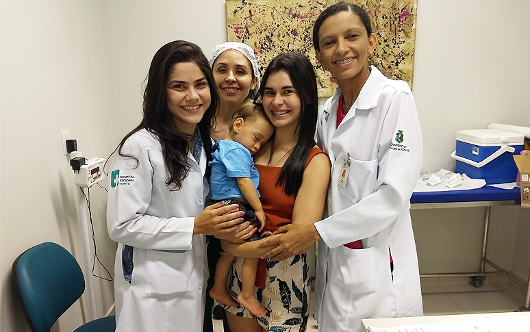 HRN imuniza recém-nascidos contra doenças respiratórias