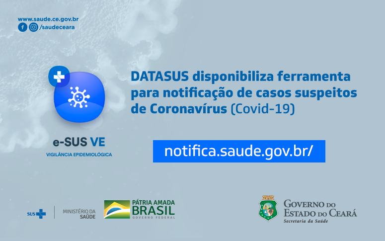 DataSUS disponibiliza nova plataforma para notificação de casos de Covid-19