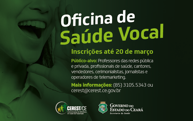 Sesa abre inscrições para curso gratuito de Saúde Vocal