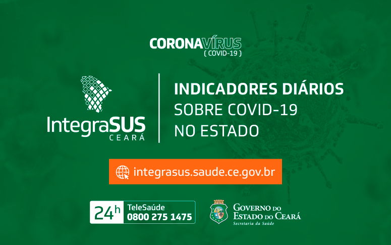 Indicadores da Covid-19 serão atualizados diariamente no portal IntegraSUS