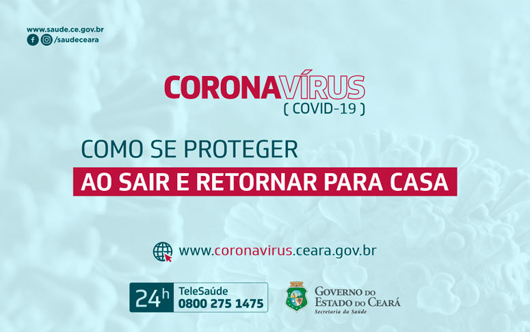 Saiba como se prevenir ao sair de casa e voltar