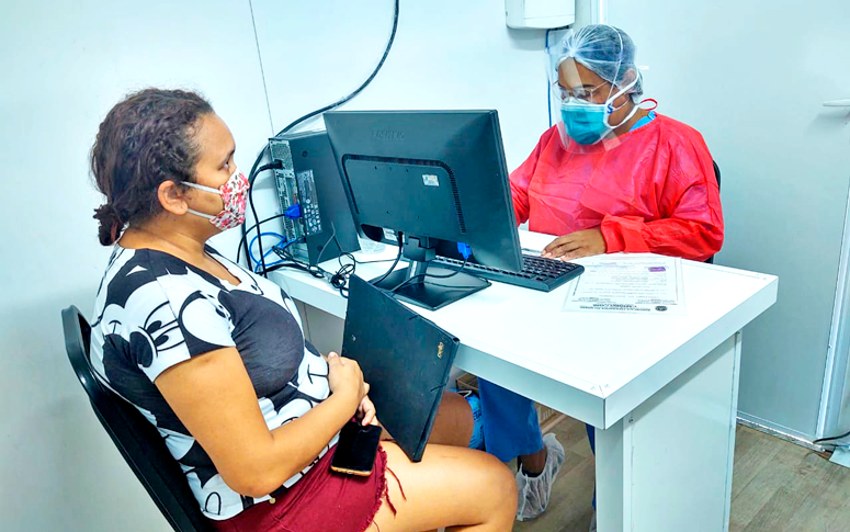 Centro de Triagem do HGF atende 49 pacientes em primeiro dia de funcionamento