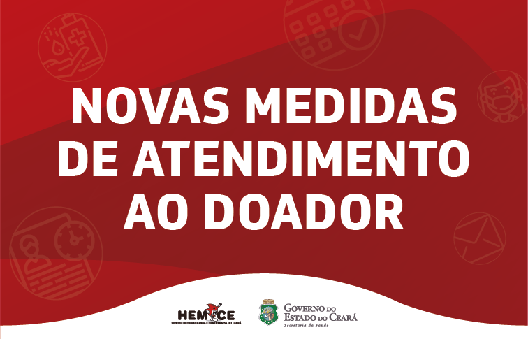 Hemoce reforça medidas de segurança para atender doadores