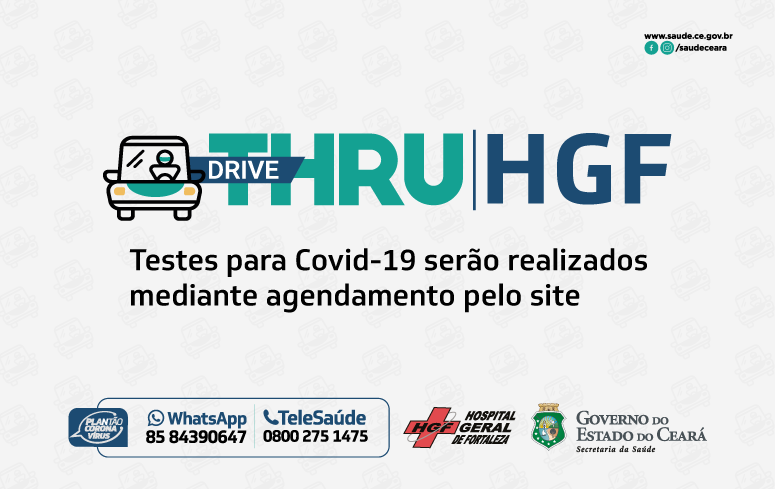 HGF inicia testagem para Covid-19 em sistema drive-thru