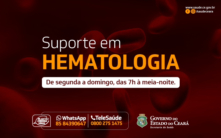 Plantão Coronavírus traz orientações sobre hematologia para profissionais da saúde
