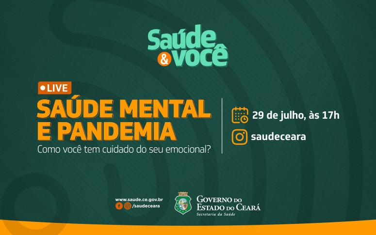 Saúde mental é tema de bate-papo ao vivo em rede social da Sesa