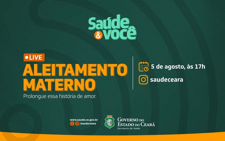 Aleitamento materno é tema de bate-papo ao vivo da Sesa
