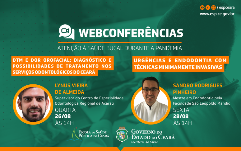 Webconferências abordam atenção à saúde bucal