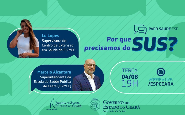 “Papo Saúde” na ESP debate importância do SUS nesta terça-feira, 4