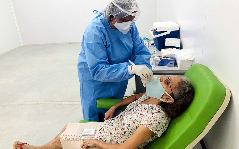 Sesa inaugura Centro de Testagem para Covid-19 em Fortaleza