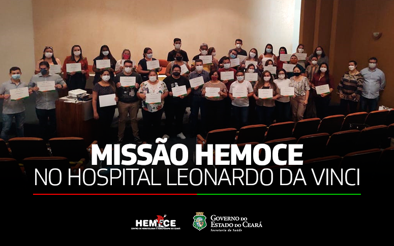 Hemoce presta homenagem a profissionais que trabalharam durante pandemia