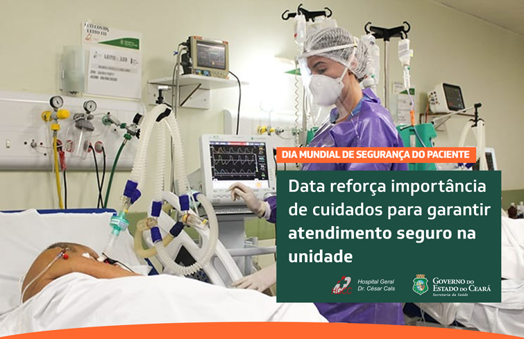 HGCC promove ações em alusão ao Dia Mundial da Segurança do paciente