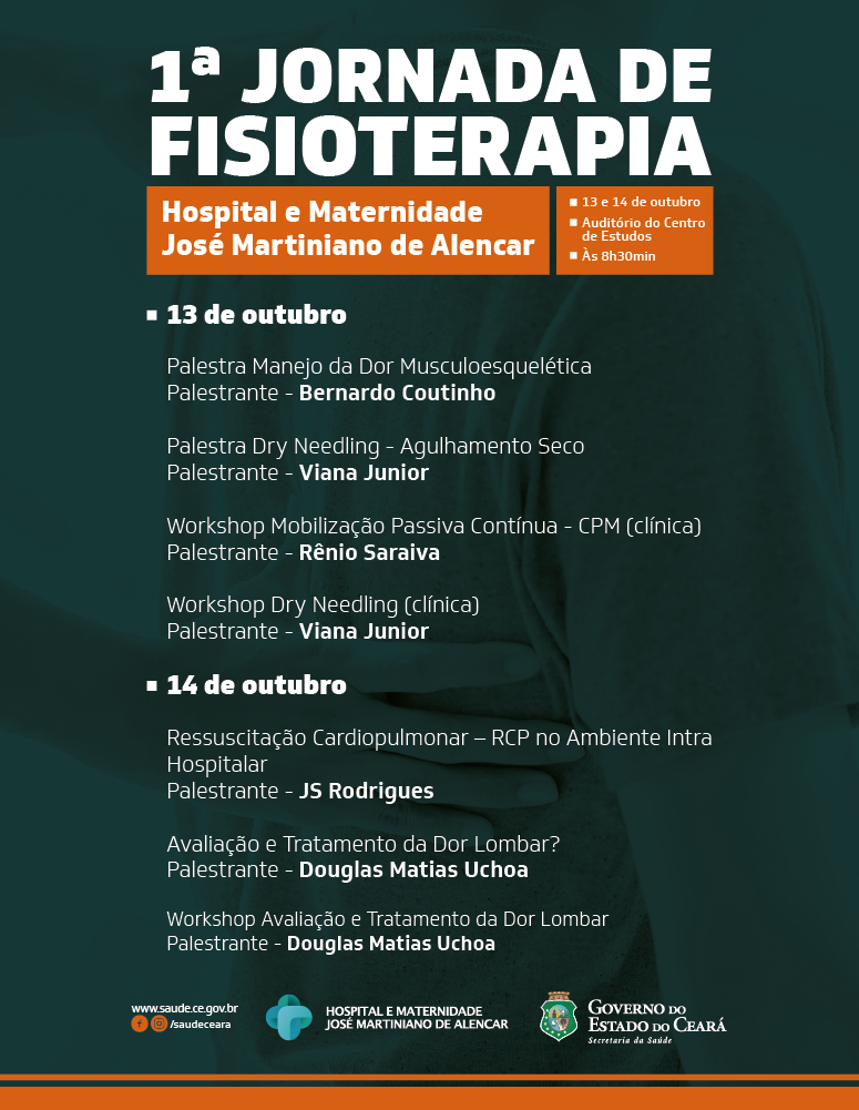 HMJMA realiza 1ª Jornada de Fisioterapia
