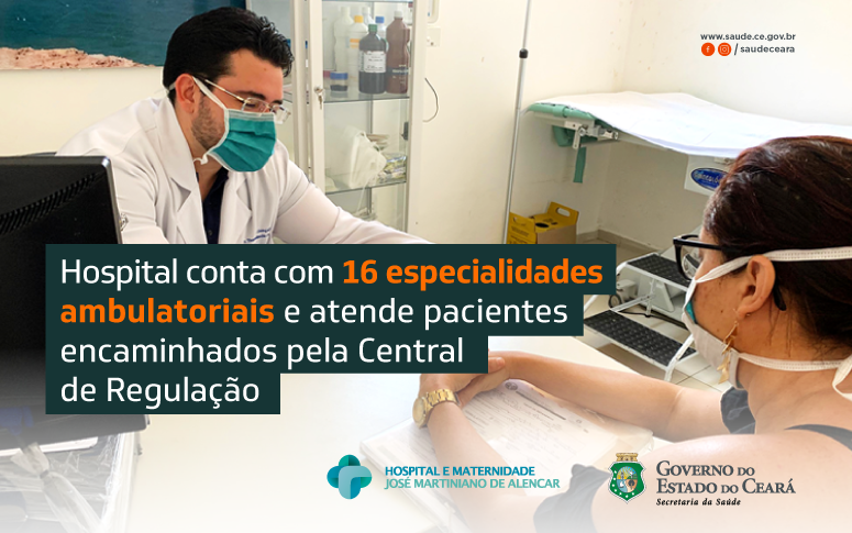 Ambulatório de especialidades do HMJMA presta assistência qualificada a pacientes
