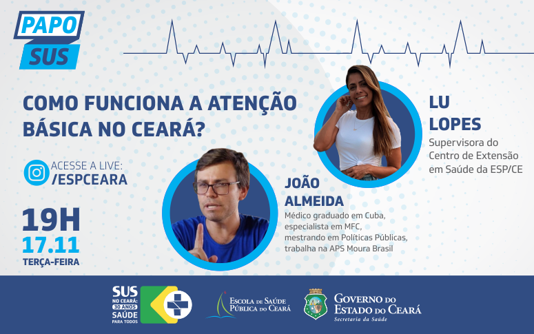 ESP/CE promove série de lives para discutir benefícios e desafios do SUS