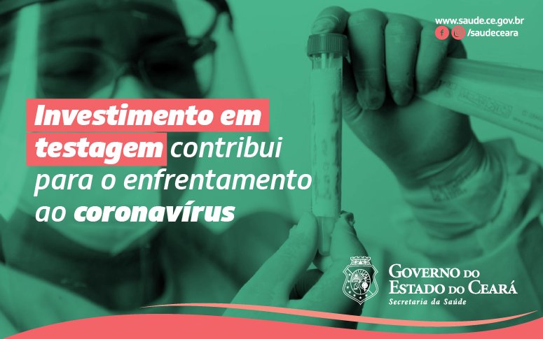 Ceará realiza mais de um milhão de testes para Covid-19 em oito meses de pandemia