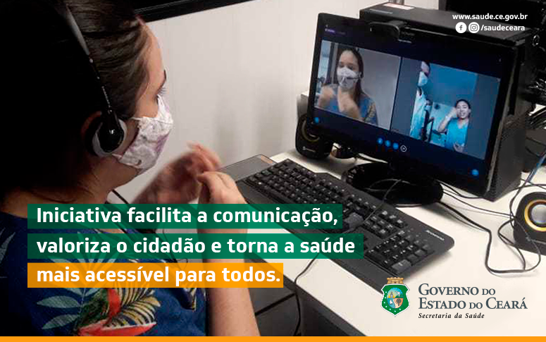 TeleSaúde passa a contar com intérprete de Libras para dar suporte a pessoas surdas