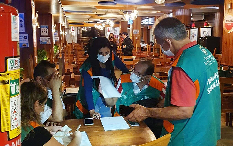 Vigilância Sanitária fiscaliza 25 estabelecimentos durante fim de semana em Fortaleza