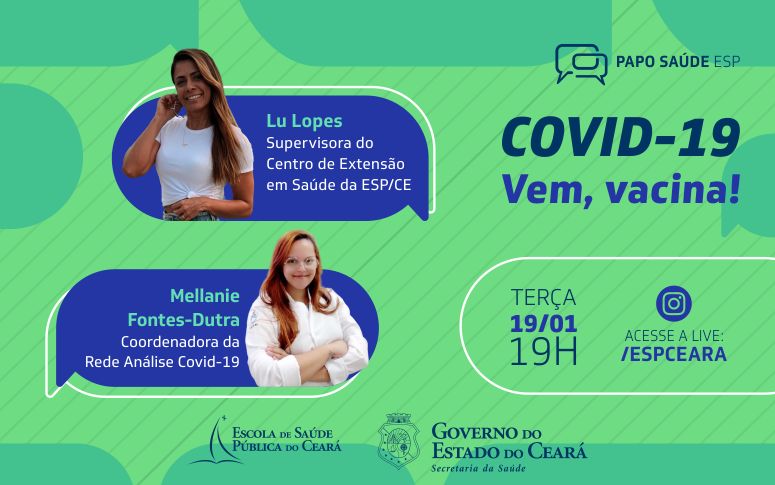 ‘Papo Saúde na ESP’: transmissão ao vivo discute imunização contra a Covid-19