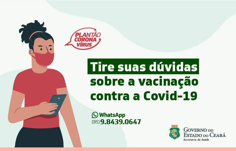 Nova funcionalidade do Plantão Coronavírus tira dúvidas sobre vacinação