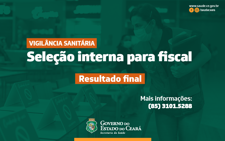 Sesa divulga resultado final de processo seletivo para fiscais