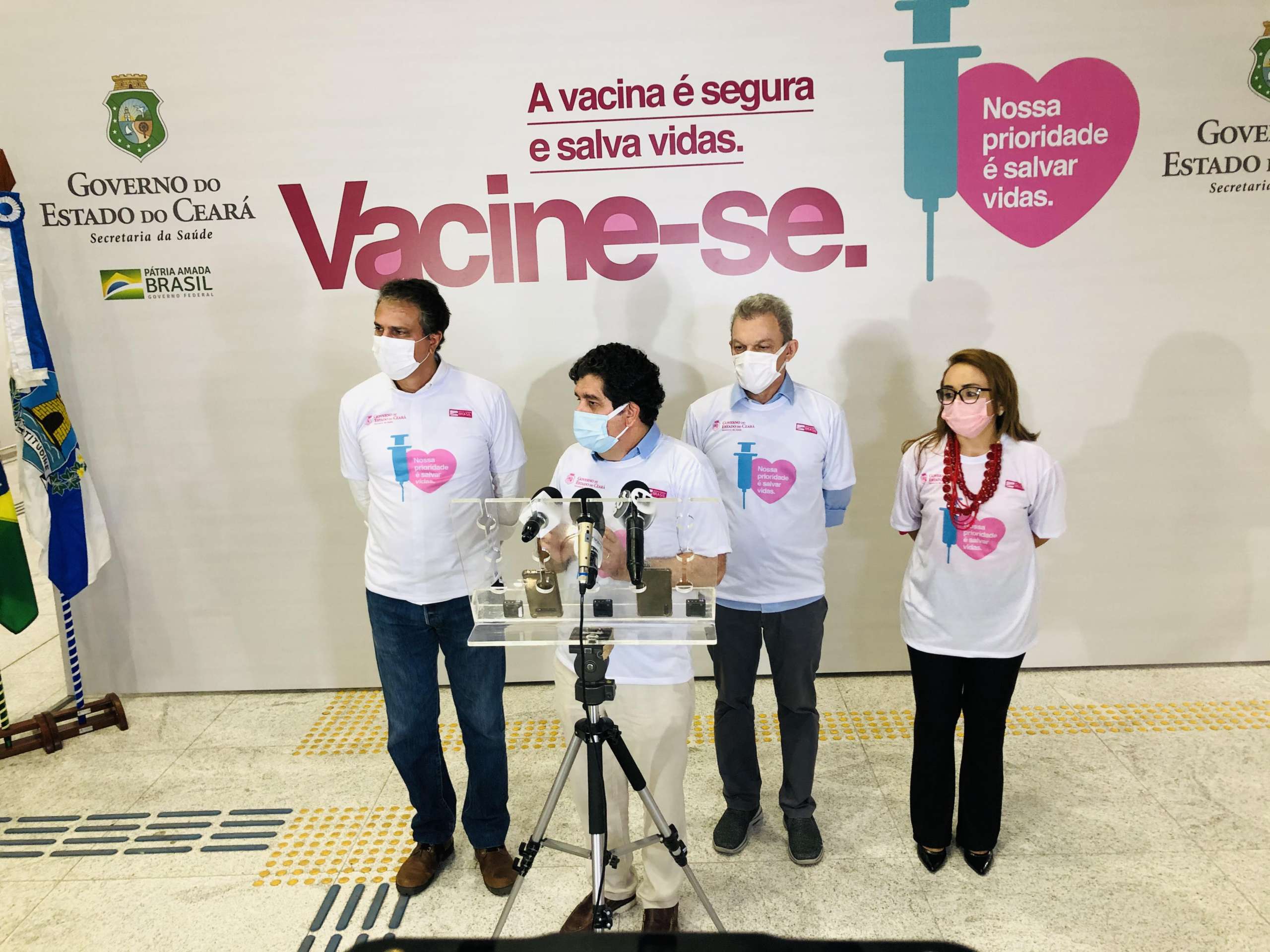 Novas vacinas no Ceará serão destinadas a idosos a partir dos 75 anos