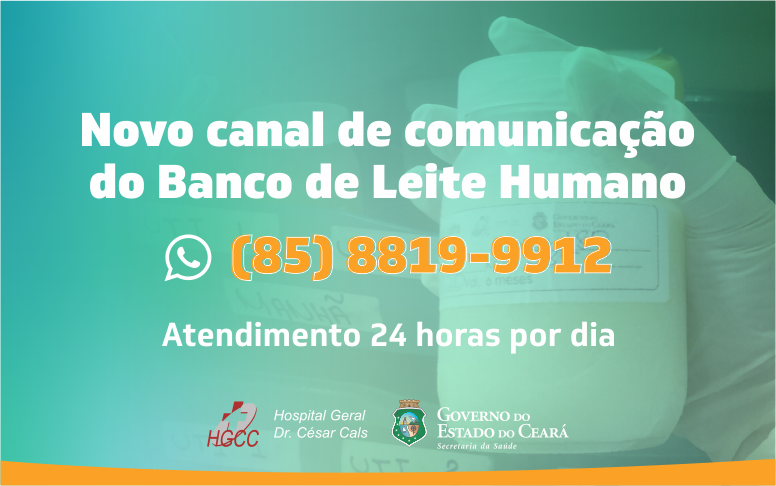 Banco de leite do HGCC disponibiliza novo canal de comunicação