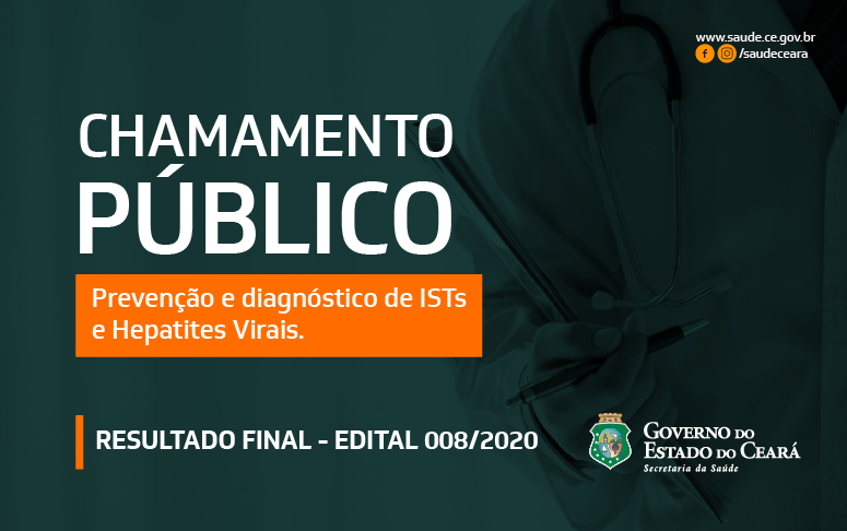 Sesa divulga resultado de edital direcionado a instituições que atuam na prevenção e no diagnóstico de ISTs e Hepatites Virais