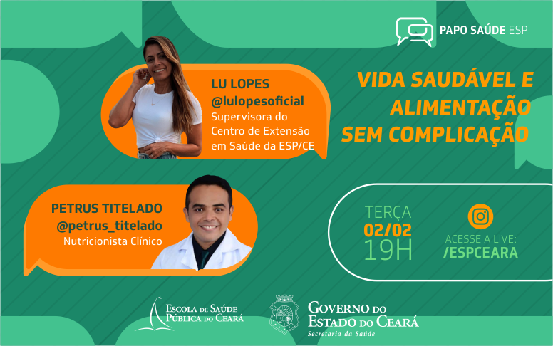 ‘Papo Saúde’ desta terça-feira descomplica vida e alimentação saudáveis