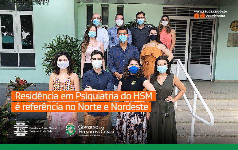 Referência no Norte e Nordeste, Residência em Psiquiatria do HSM forma 12 profissionais por ano