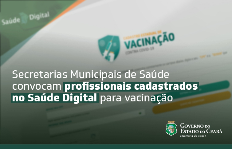 Vacinação: Sesa divulga para municípios lista de convocação de profissionais que realizam procedimentos geradores de aerossóis