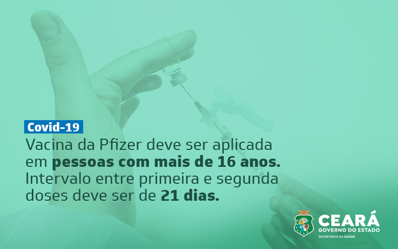 Com vacina da Pfizer, Ceará recebe terceiro imunizante contra Covid-19
