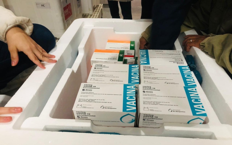 Novo lote com 128.000 doses de vacinas contra a Covid-19 será distribuído nesta sexta-feira