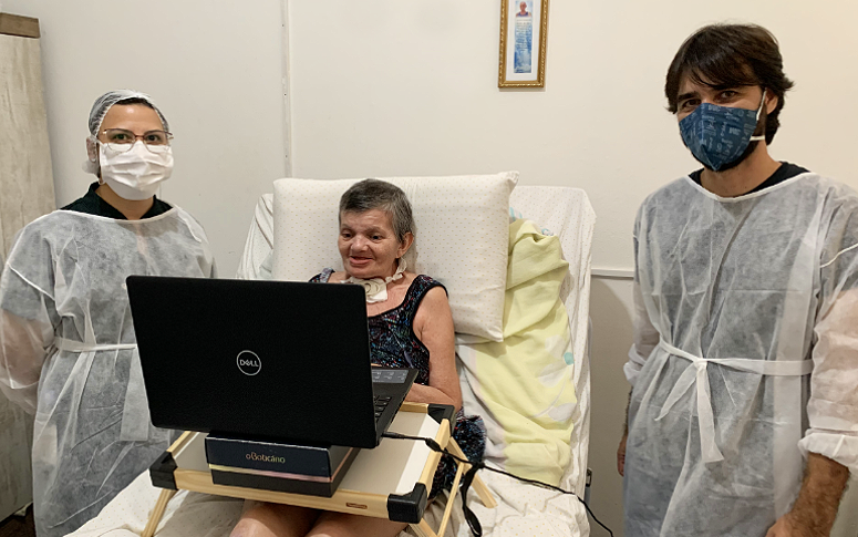 Em fase de testes no HGWA, programa facilita comunicação de pacientes degenerativos