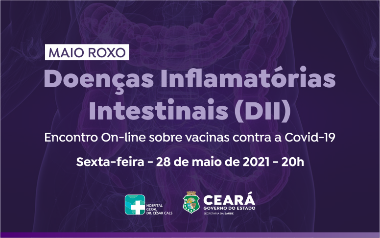 Encontro reúne especialistas e pacientes sobre vacina contra Covid-19 e doenças inflamatórias intestinais