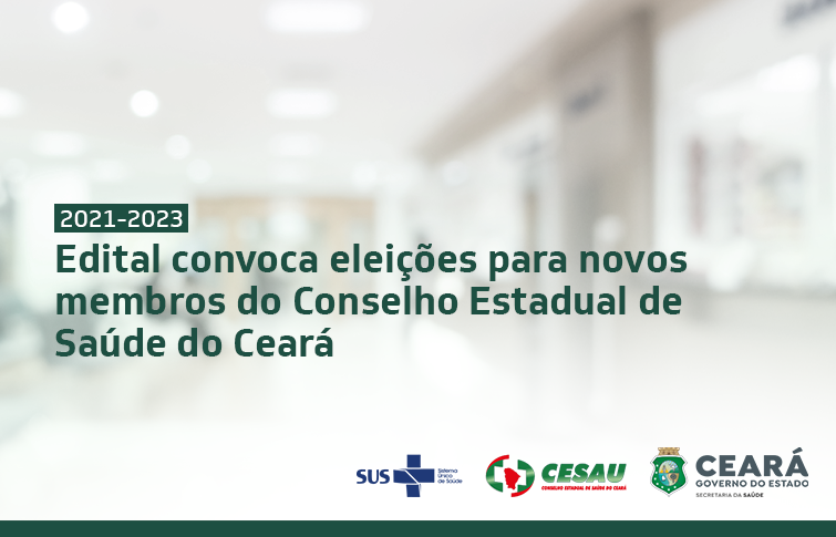Inscrições para novos membros do Conselho Estadual de Saúde do Ceará seguem até sexta (4)