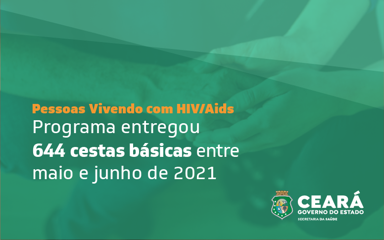 População vivendo com HIV/Aids pode retirar cestas básicas entre 12 e 23 de julho