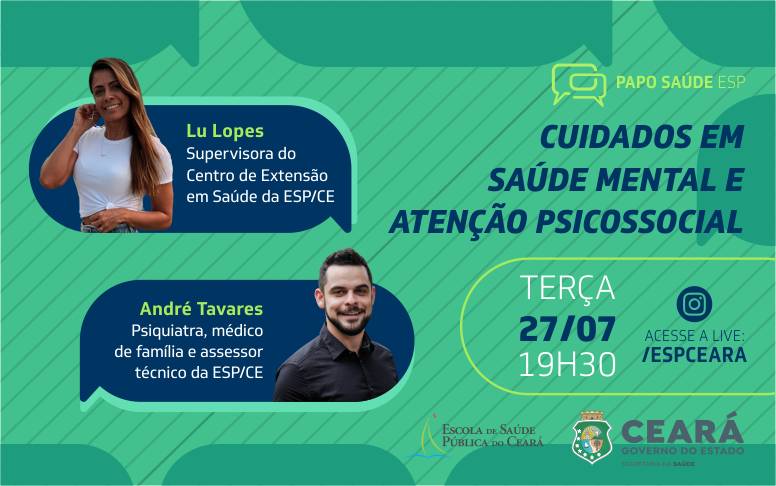 Centralidade da saúde mental e atenção psicossocial é tema do Papo Saúde desta terça