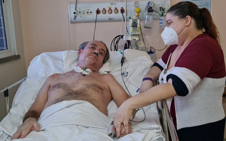 Covid-19: paciente do HRC recebe alta após 95% de comprometimento pulmonar