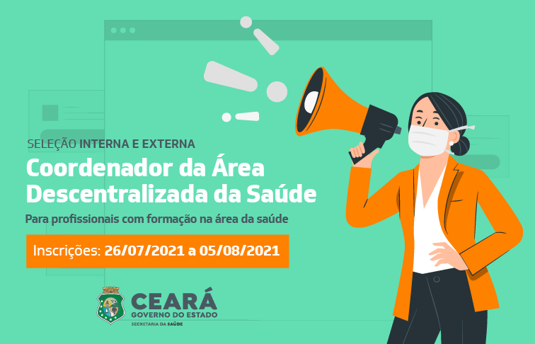 Sesa abre seleção para Coordenador de Áreas Descentralizadas de Saúde; são 17 vagas