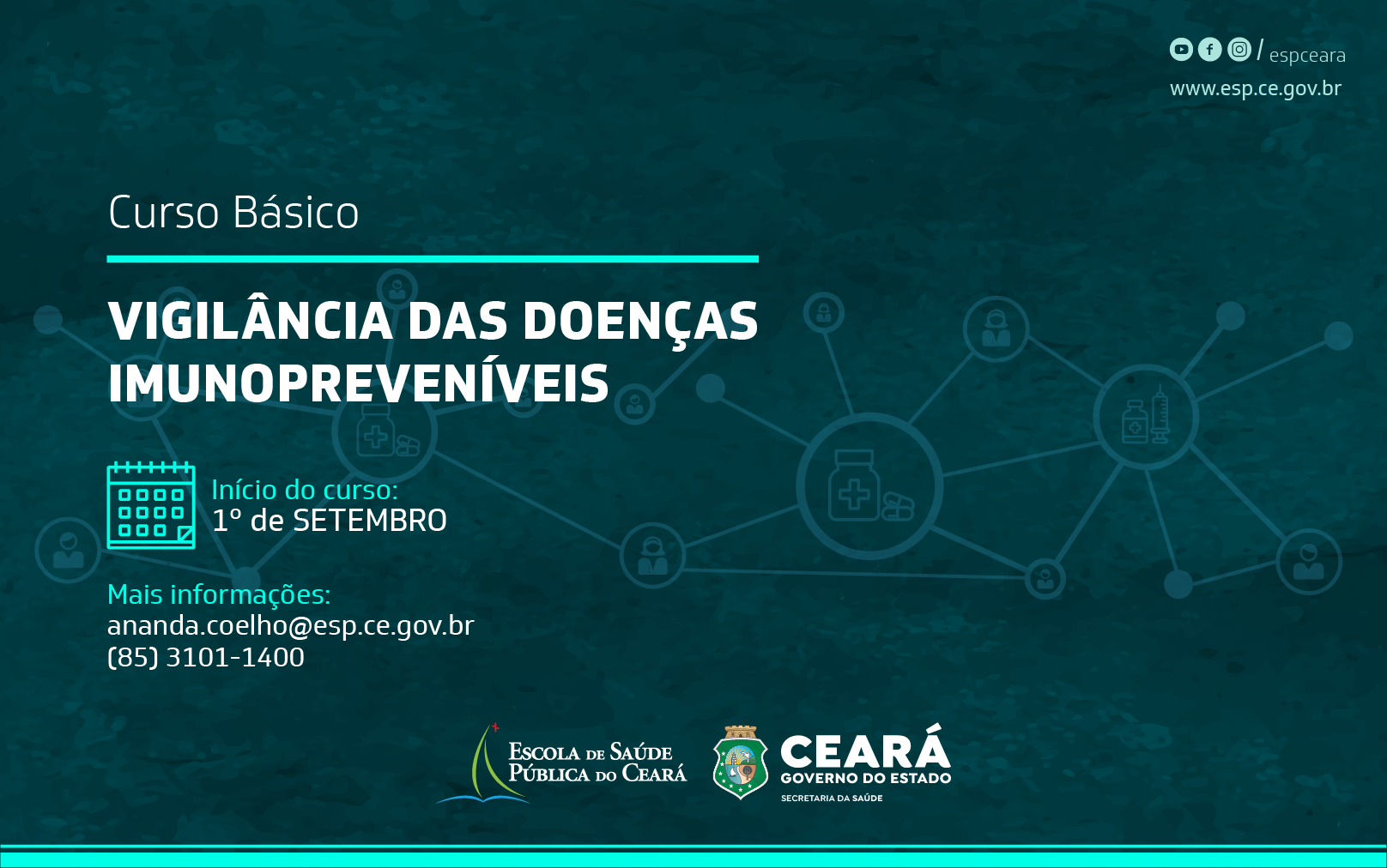 Saúde do Ceará capacitará 170 profissionais em Vigilância de Doenças Imunopreveníveis