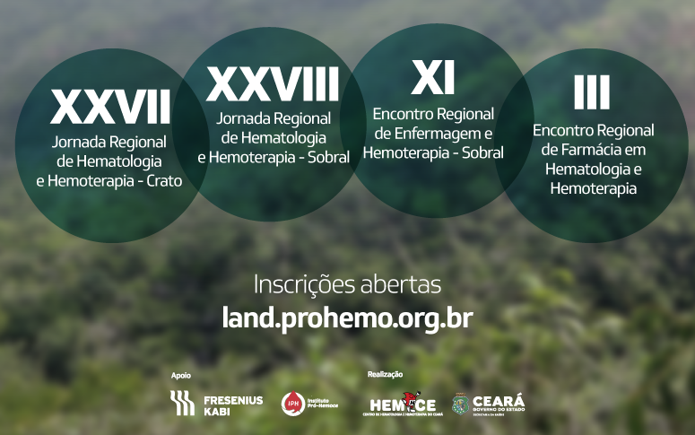 Avanços da hematologia e hemoterapia: Hemoce abre inscrições para evento científico unificado 