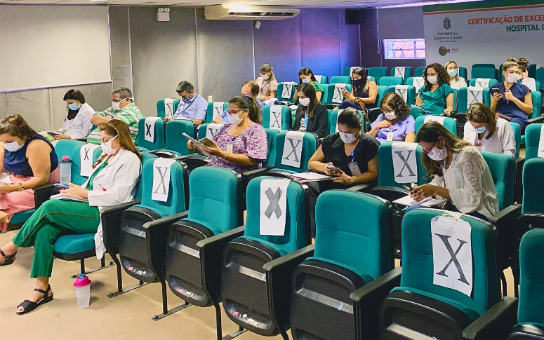Projeto Paciente Seguro ministra capacitações no HGWA, um dos três hospitais do Ceará participantes da iniciativa